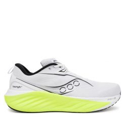 Buty do biegania Saucony. Białe buty do biegania męskie Saucony, bez wzorów, bez zapięcia, do biegania. Za 579.99 zł.