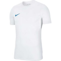 Koszulka sportowa męska Nike Dry Park VII. Białe t-shirty sportowe męskie Nike, m, bez wzorów, sportowe, bez ramiączek. Za 97.67 zł.