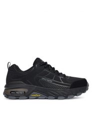 Skechers Trekkingi Max Protect 237672 BKCC Czarny. Czarne buty trekkingowe męskie Skechers, bez wzorów, ze skóry, sportowe, bez obcasa, bez zapięcia. Za 359.99 zł.