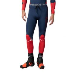 Legginsy Rossignol męskie Infini Compression Race Tights granatowe. Niebieskie legginsy męskie Rossignol, bez wzorów, narciarskie. W wyprzedaży za 509.00 zł.
