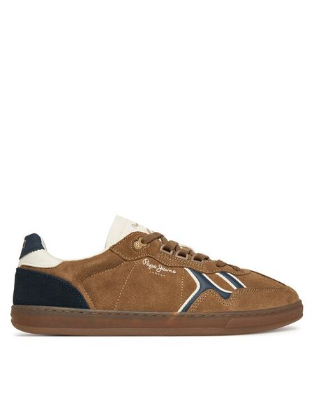 Pepe Jeans Sneakersy Ball Mix M PMS000009 Brązowy. Brązowe buty sportowe na co dzień męskie Pepe Jeans, m, bez wzorów, z jeansu, bez ramiączek, bez kaptura. Za 329.99 zł.