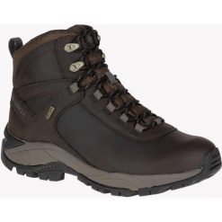 Buty trekkingowe wodoodporne dla mężczyzny Merrell VEGO MID LTR WP. Brązowe buty trekkingowe męskie Merrell, bez wzorów, bez zapięcia, trekkingowe. Za 539.00 zł.