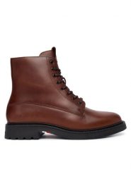 Tommy Hilfiger Kozaki Comfort Lwt FM0FM05593 Brązowy. Brązowe buty zimowe męskie Tommy Hilfiger, bez wzorów, ze skóry, bez obcasa, bez zapięcia. Za 599.99 zł.