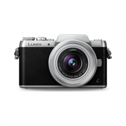 Panasonic LUMIX DMC-GF7W + 12-32 mm + 35-100 mm srebrny. Bezlusterkowce PANASONIC. Za 1,899.00 zł.