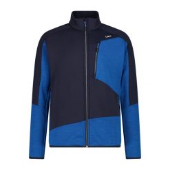 Bluza męska turystyczna CMP 34E2627. Niebieskie bluzy nierozpinane męskie CMP, m, bez wzorów, sportowe, bez ramiączek, bez kaptura. W wyprzedaży za 349.99 zł.