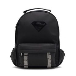 Plecak Superman. Czarne plecaki męskie Superman, bez wzorów. Za 99.99 zł.