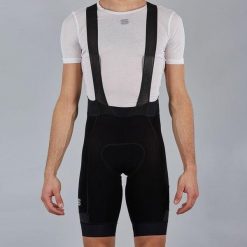 Spodenki rowerowe męskie Sportful Supergiara Bibshort. Czarne szorty sportowe męskie SPORTFUL, bez wzorów, sportowe. W wyprzedaży za 538.90 zł.