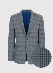 PAKO LORENTE – Szara marynarka casualowa w kratkę. Szare marynarki męskie Pako Lorente, m, bez wzorów, z jeansu. Za 549.99 zł.