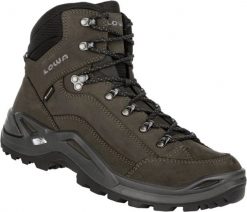 Buty renegade gtx mid-dunkelbraun-schwarz-uk 9,5 (44) LOWA. Buty trekkingowe męskie NoName, bez wzorów, bez zapięcia. Za 929.49 zł.