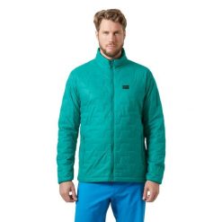 Kurtka narciarska Helly Hansen Lifaloft. Zielone kurtki narciarskie i snowboardowe męskie Helly Hansen, na zimę, m, bez wzorów, bez kaptura, narciarskie. Za 851.00 zł.
