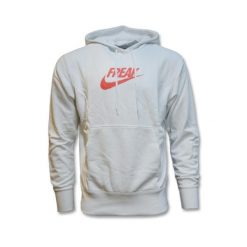 Bluza z kapturem Nike Giannis "Freak" Pullover Hoodie Summit. Białe bluzy nierozpinane męskie Nike, xl, bez wzorów, sportowe, bez ramiączek, z kapturem. Za 199.00 zł.