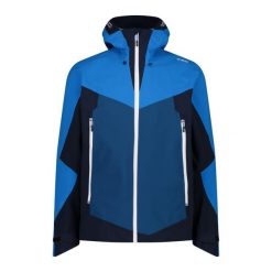 Kurtka męska narciarska męska CMP 33W2997. Niebieskie kurtki narciarskie i snowboardowe męskie CMP, na zimę, m, bez wzorów, bez kaptura, narciarskie. W wyprzedaży za 649.99 zł.