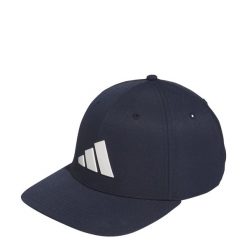 Czapka z daszkiem Adidas Tour Snapback Hat. Niebieskie czapki męskie ADIDAS, bez wzorów, z materiału, sportowe. Za 119.00 zł.