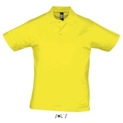 Polo Sol's Prescott. Żółte koszulki polo męskie SOL'S, m, bez wzorów, bez kołnierzyka, bez ramiączek. Za 116.50 zł.