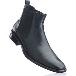 Sztyblety skórzane bonprix czarny. Buty zimowe męskie marki bonprix. Za 189.99 zł.
