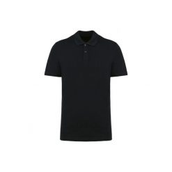 Polo suprima Kariban Premium. Czarne koszulki polo męskie KARIBAN, m, bez wzorów, z bawełny, bez kołnierzyka, bez ramiączek. Za 173.00 zł.