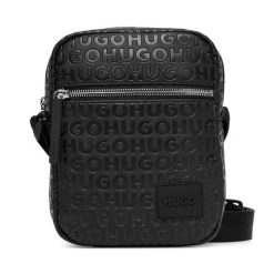 Saszetka HUGO. Czarne saszetki męskie Hugo, bez wzorów, młodzieżowe, małe. Za 489.99 zł.