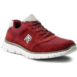 Półbuty RIEKER - B4840-35 Rot. Czerwone codzienne półbuty męskie Rieker, z materiału. W wyprzedaży za 189.00 zł.