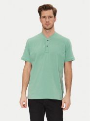 Blend Polo 20717858 Zielony Regular Fit. Zielone koszulki polo męskie Blend, m, bez wzorów, z bawełny, bez kołnierzyka, bez ramiączek. Za 49.99 zł.