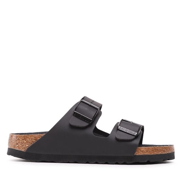 Klapki Birkenstock. Czarne klapki i japonki męskie Birkenstock, bez wzorów. Za 299.99 zł.