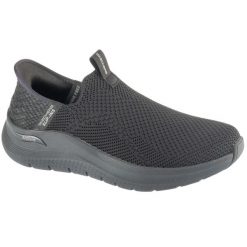 Buty sportowe męskie, Slip-ins: Arch Fit 2.0 - Crayn. Czarne buty sportowe na co dzień męskie Skechers, m, bez wzorów, sportowe, bez ramiączek, bez kaptura. Za 429.99 zł.