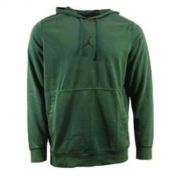 Bluza treningowa męska Nike Air Jordan Drifit Air Fleece. Zielone bluzy nierozpinane męskie Nike, m, bez wzorów, z kapturem. Za 378.00 zł.