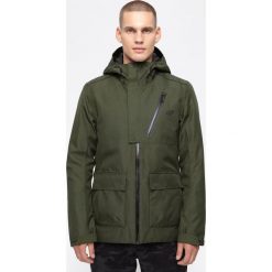 Kurtka miejska męska KUM205 - khaki melanż. Kurtki męskie marki 4f. W wyprzedaży za 199.99 zł.