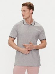 Brave Soul Polo MPS-149COSMO Szary Straight Fit. Szare koszulki polo męskie Brave Soul, m, bez wzorów, z bawełny, bez kołnierzyka, bez ramiączek. Za 99.99 zł.