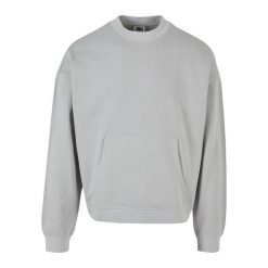 Bluza z okrągłym dekoltem Urban Classics Boxy. Szare bluzy nierozpinane męskie Urban Classics, m, bez wzorów, z bawełny, bez ramiączek, bez kaptura. Za 267.50 zł.