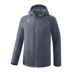 Kurtka zimowa Erima Team Szara Junior. Szare kurtki męskie Erima, na zimę, s, bez wzorów, z materiału, klasyczne, bez ramiączek, bez kaptura. Za 398.99 zł.