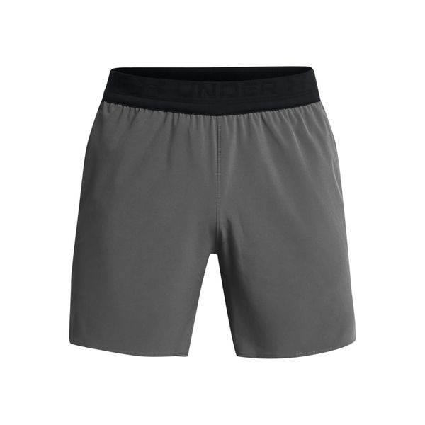 Szorty Under Armour Peak Woven. Czarne szorty sportowe męskie Under Armour, bez wzorów, sportowe. Za 312.50 zł.