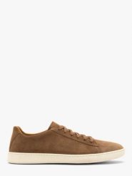 Brązowe półbuty męskie. Brązowe eleganckie półbuty męskie Ryłko, ze skóry, sportowe, bez obcasa, bez zapięcia. W wyprzedaży za 349.99 zł.