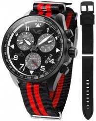 Zegarek męski Vostok Europe 6S30-325C744NBR czarny. Czarne zegarki męskie Vostok Europe. Za 3,146.83 zł.