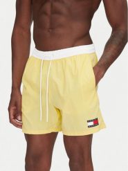 Tommy Hilfiger Szorty kąpielowe UM0UM03455 Żółty Regular Fit. Żółte kąpielówki męskie Tommy Hilfiger, m, bez wzorów, z syntetyku. Za 129.99 zł.