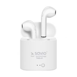 Savio TWS-01 Słuchawki. Słuchawki bluetooth Savio. Za 69.90 zł.