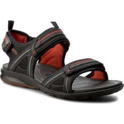 Sandały ECCO - Cruise 84169457480 Black/Fire. Czarne sandały męskie ecco, z materiału. Za 399.90 zł.