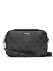 Guess Saszetka Vezzola Smart Accessories PMEVZL P3145 Czarny. Czarne saszetki męskie Guess, z aplikacjami, ze skóry. Za 379.99 zł.