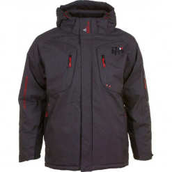 Kurtka narciarska w kolorze antracytowym. Kurtki narciarskie i snowboardowe męskie marki 4f. W wyprzedaży za 308.95 zł.