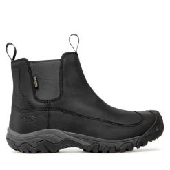 Sztyblety Keen. Czarne sztyblety męskie Keen, bez obcasa, bez zapięcia. Za 519.99 zł.