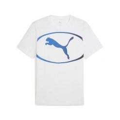 Koszulka Puma SPORT Graphic. Białe t-shirty sportowe męskie Puma, m, bez wzorów, z materiału, sportowe, bez ramiączek. Za 170.50 zł.