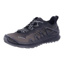 Buty trekkingowe męskie Lowa Merger Low Gtx. Brązowe buty trekkingowe męskie Lowa, bez wzorów, z materiału, bez zapięcia. Za 836.00 zł.