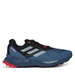 Buty do biegania adidas. Niebieskie buty do biegania męskie ADIDAS, bez wzorów, bez zapięcia, do biegania, adidas terrex. Za 379.99 zł.