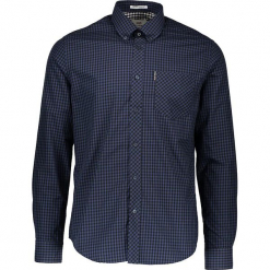 Koszula "Gingham" - Regular fit - w kolorze granatowo-czarnym. Czarne koszule męskie Ben Sherman, w kratkę, z bawełny, button down. W wyprzedaży za 130.95 zł.