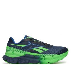Buty do biegania Reebok. Niebieskie buty do biegania męskie Reebok, bez wzorów, bez zapięcia, do biegania. Za 799.99 zł.