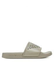 Emporio Armani Klapki XVPS11 XR273 U529 Beżowy. Brązowe klapki i japonki męskie Emporio Armani, bez wzorów, z tworzywa sztucznego. Za 189.99 zł.