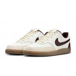 Buty Sportowe Męskie Nike Court Vision LO. Białe buty do biegania męskie Nike, bez wzorów, z gumy, bez zapięcia, do biegania, nike court. Za 299.99 zł.