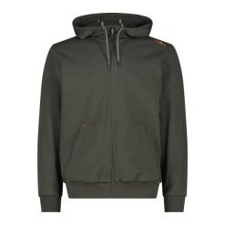 Bluza męska turystyczna CMP 31D4317. Zielone bluzy nierozpinane męskie CMP, m, bez wzorów, sportowe, bez ramiączek, bez kaptura. Za 274.00 zł.