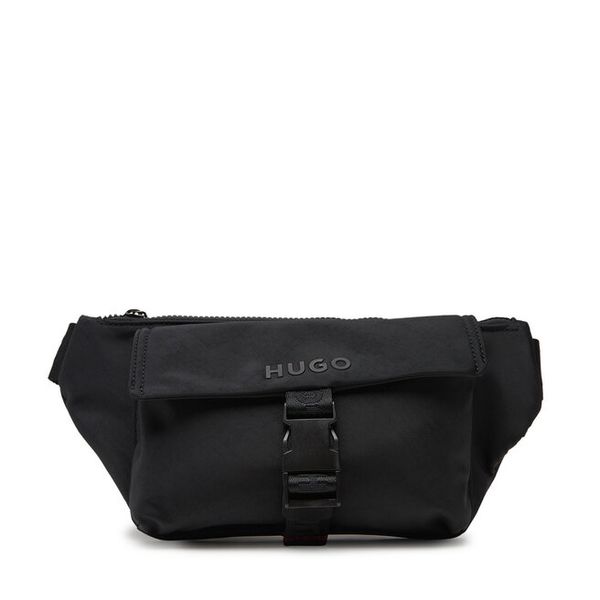 Nerka HUGO. Czarne saszetki męskie Hugo, bez wzorów, małe. Za 359.99 zł.