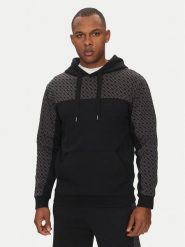 BOSS Bluza Luke 50540534 Czarny Regular Fit. Czarne bluzy nierozpinane męskie Boss, m, bez wzorów, z bawełny, bez ramiączek, bez kaptura. Za 349.99 zł.