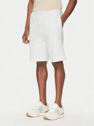 Guess Szorty sportowe M5GD10 KCN01 Biały Regular Fit. Białe szorty sportowe męskie Guess, z aplikacjami, z bawełny, sportowe. Za 209.99 zł.